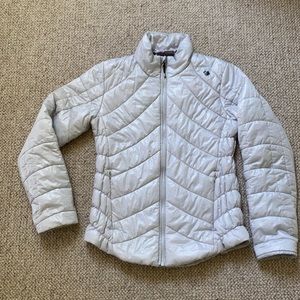 Obermeyer mid layer light gray puffer/insulator